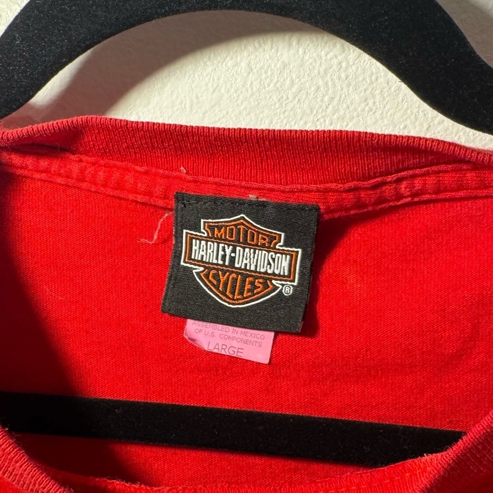 Harley-Davidson USA Graphic Tee – Red/Blue Tie-Dye – Large – The American Dream - Picture 4 of 6